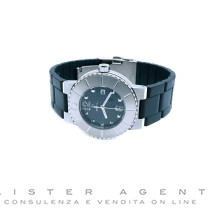 BREIL solo tempo in acciaio Nero con zirconi Ref. 2519480229. NUOVO!