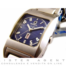 BREIL Day-Date blu in acciaio Ref. 2516340016. NUOVO!