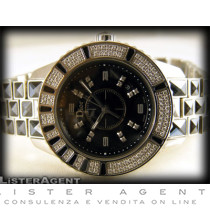 DIOR Christal nero con diamanti e zaffiri neri medium Ref. CD113119M001. NUOVO!