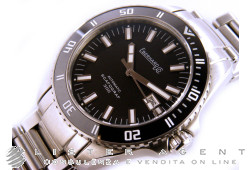 EBERHARD Scafograf 300 in acciaio Nero AUT Ref. 41034CAD. NUOVO!