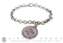 GUCCI bracciale Coin in argento 925 Ref. YBA415780001018. NUOVO! -50%