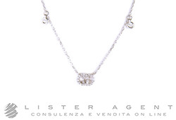 GUCCI collana Running G in oro bianco 18Kt con diamanti Ref. YBB47923100100U. NUOVA!