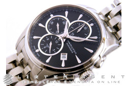 HAMILTON Jazzmaster Automatic Chronograph in acciaio Nero AUT Ref. H32596131. NUOVO!