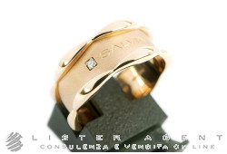 SALVINI anello Sunny in oro rosa 18Kt con diamante ct 0,01 Ref. 20075599. NUOVO!