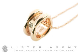 SALVINI collana Sunny in oro rosa 18Kt con diamante ct 0,01 Ref. 20075610. NUOVA!