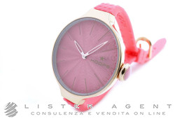 HOOPS orologio Chérie in acciaio placcato oro rosa Rosa Ref. 2502LG20. NUOVO!