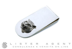 GUCCI fermasoldi Felino in argento 925 Ref. YBF456905001. NUOVO!