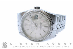 ROLEX orologio Datejust automatico in acciaio Argenté AUT Ref. 16220. USATO!