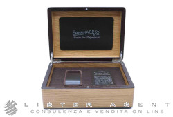 EBERHARD & Co scatola per orologio Extra-fort Roue à colonnes in legno marrone Ref. A23. NUOVA!