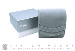 EBEL astuccio porta orologio in alcantara grigia. NUOVO!
