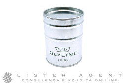 GLYCINE scatola per orologio in metallo. NUOVA!