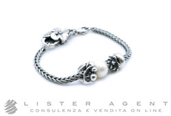 TROLLBEADS bracciale in argento 925 e perla mm 9.50. NUOVO!