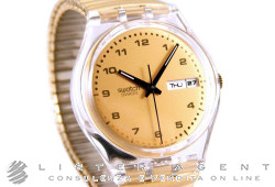 SWATCH Standard Gents Silence D'or in plastica Ref. GK729. NUOVO!