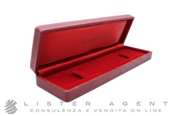 BULOVA scatola per orologio in pelle rossa. NUOVA!