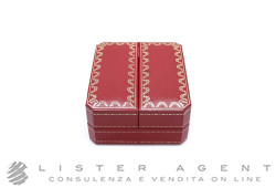 CARTIER scatola per orologio Santos in pelle rossa. NUOVA!