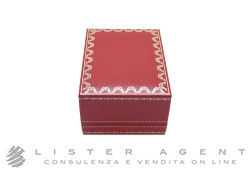 CARTIER scatola per orologio in pelle rossa Ref. 543. NUOVA!