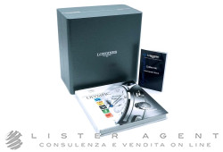 LONGINES scatola per orologio The Olympic colection in pelle grigia con manuale istruzioni Cronografo Quarzo Cal. 541 e libro illustrativo. NUOVA!