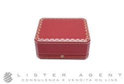 CARTIER scatola per orologio Santos in pelle rossa Ref. CO581. NUOVA!