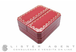 CARTIER scatola per orologio Santos Quartz in pelle rossa. NUOVA!