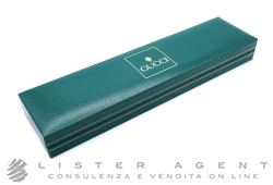 GUCCI scatola in pelle verde per orologio con garanzia in bianco. NUOVA!