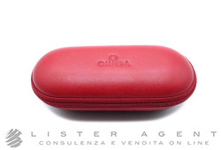 OMEGA porta orologio in pelle rossa. NUOVO!