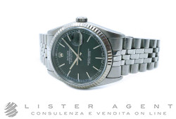ROLEX Oyster Perpetual Datejust in acciaio Nero Ref. 16234. USATO!