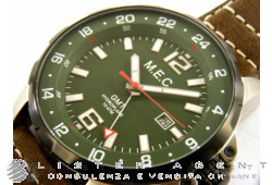 MILITARY EUROPEAN COMPANY Hydroplane Gmt in acciaio Verde. NUOVO!