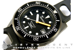 SQUALE Professional Sub 50ATM in acciaio Pvd Nero AUT Ref. 1521 026 PVD. NUOVO!