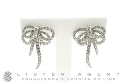 ORECCHINI Fiocco in oro bianco 18Kt con diamanti ct 1.47. ORECCHINI!