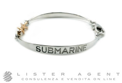 GIOVEPLUVIO bracciale Submariner in oro bianco e rosa 18Kt. NUOVO!