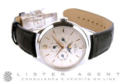 MONTBLANC Heritage Chronometre Fasi Luna e Calendario Completo in acciaio Argenté AUT Ref. 112534. NUOVO!