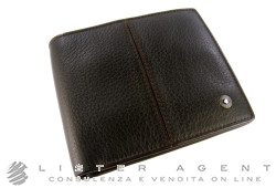 MONTBLANC portafogli 4CC con portamonete Soft Leather Range in pelle marrone Ref. 103700. NUOVO!