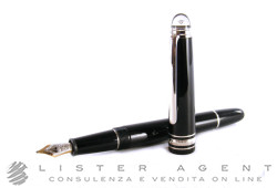 MONTBLANC penna stilografica Diamond in resina nera Ref. 105978. NUOVA!