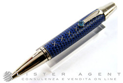 MONTBLANC Boheme Jewels penna a sfera con topazio azzurro Ref. 9932. NUOVA!