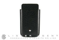 MONTBLANC porta SmartPhone Meisterstuck selection in pelle nera Ref. 109186. NUOVO!