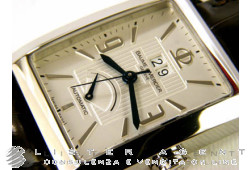 BAUME & MERCIER Hampton con Riserva di carica in acciaio Argenté AUT Ref. M0A08821. NUOVO!