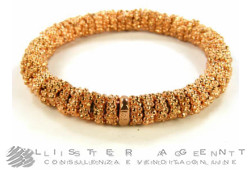 1,618 DEMARIA bracciale a molla in bronzo laminato oro rosa Ref. BCAVIAR1. NUOVO!