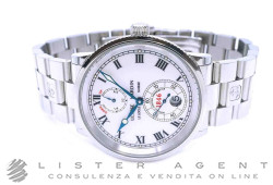 ULYSSE NARDIN Cronometro Marina  Automatico Riserva di carica in acciaio Bianco AUT Ref. 263.22/7. NUOVO!