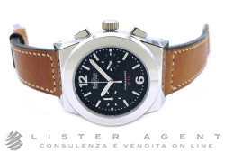 EUROPEAN COMAPANY WATCH Panhard Cronografo Automatico in acciaio Nero AUT Ref. F11GSTLN. NUOVO!