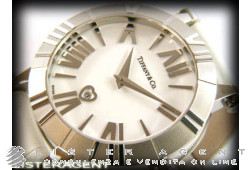 TIFFANY & CO Atlas in acciaio Bianco Ref. Z13011111A20A71A. NUOVO!