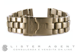 BREITLING bracciale in titanio con chiusura déployante personalizzata MM22 Ref. 862E. NUOVO!