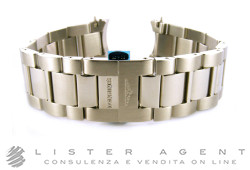 LONGINES bracciale in acciaio con chiusura déployante MM21 Ref. L600131744. NUOVO!