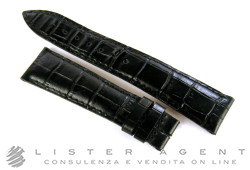 LONGINES cinturino in pelle di coccodrillo nera MM 20/16 Ref. L682101263. NUOVO!