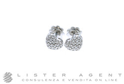 NAMURI orecchini Cuore in oro bianco 18Kt e diamanti ct 0.38 Ref. OSMRC01. NUOVI!