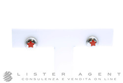 NANAN orecchini Stella rossa in argento 925 e smalto rosso. NUOVI!