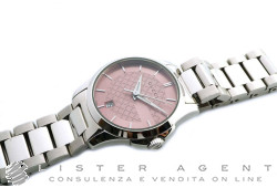 GUCCI G-Timeless Mod. 126SM in acciaio Salmone Ref. YA126524. NUOVO!