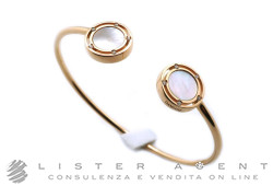 DAMIANI bracciale D.Side in oro rosa 18Kt con diamanti ct 0,05 e madreperla Misura M Ref. 20080282. NUOVO!