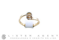 GUCCI anello GG Running in oro rosa 18Kt e diamanti Misura 13 Ref. YBC4571270010. NUOVO!