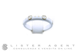 GUCCI anello Icon GG in oro giallo 18Kt e zirconia bianca Misura 16 Ref. YBC6792620020. NUOVO!