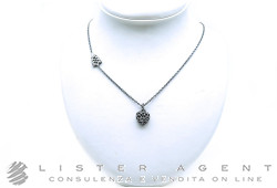 MARIA & LUISA Jewels collana lunga Cuore in argento 925 brunito Ref. CA0174. NUOVA!